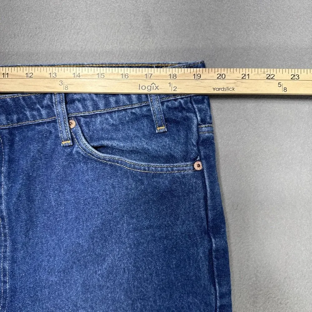 Vintage Levis 517 Jeans Orange Tab Mens 42x32 (38x30) Blue‎ Boot Dark Denim USA